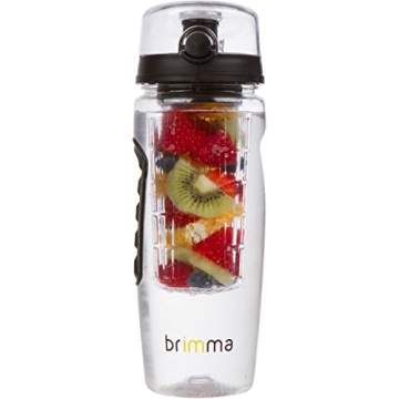 Brimma Fruit Infuser Water Bottle 32 oz Leakproof