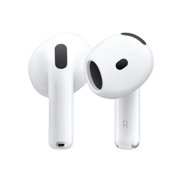 Apple AirPods 4 Wireless Earbuds, Bluetooth Headphones, with Active Noise Cancellation, Adaptive Aud...