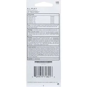 Almay Lip Treatment, SPF 30, Age Essentials, 100 Clear