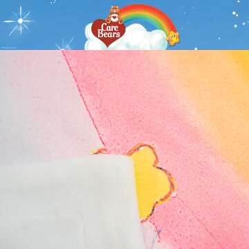 Franco Collectibles Care Bears Valentine's Day Heart Vintage Bedding Super Soft Plush Throw, 46 in x 60 in, (Officially Licensed Product)