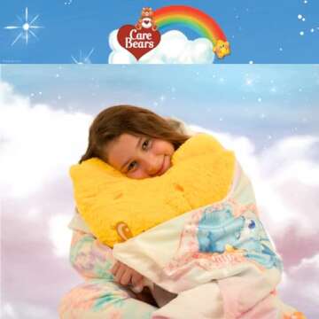 Franco Collectibles Care Bears Valentine's Day Heart Vintage Bedding Super Soft Plush Throw, 46 in x 60 in, (Officially Licensed Product)