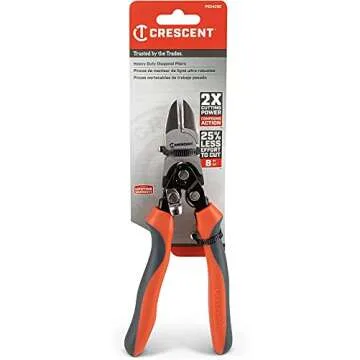 Crescent 8" Pro Series Diagonal Compound Action Dual Material Cutting Pliers - PS5429C