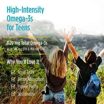 Nordic Naturals Ultimate Omega 2X Teen 60 Strawberry Soft Gels