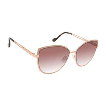 Jessica Simpson Women's J5962 Glamorous Cat Eye Sunglasses with UV400 Protection - Chic Fashion Acce...