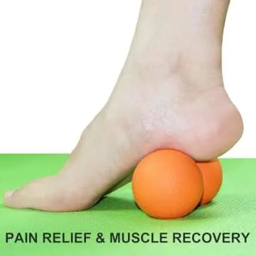 Hard Peanut Massage Ball for Deep Tissue Relief