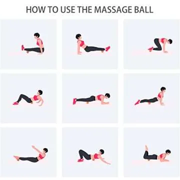 Hard Peanut Massage Ball for Deep Tissue Relief