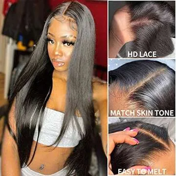 16 Inch T Part Lace Wig Human Hair for Versatile Styling