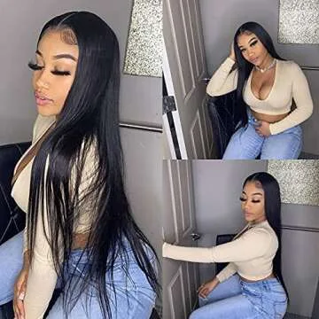 16 Inch T Part Lace Wig Human Hair for Versatile Styling