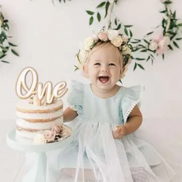 White One Cake Topper - First Birthday Cake Topper - Acrylic One Cake Topper - Cake Smash,Photo Prop(white one CT)