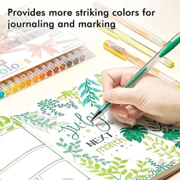 Shuttle Art 120 Unique Gel Pen Set for Artists and Crafters