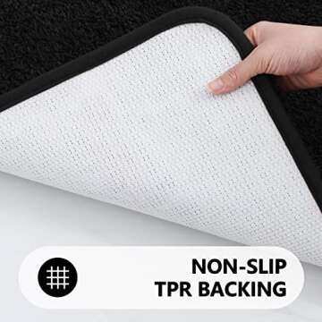 Soft Shaggy Bathroom Rugs Set - Non-Slip, Durable & Stylish