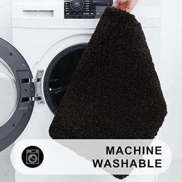 Soft Shaggy Bathroom Rugs Set - Non-Slip, Durable & Stylish