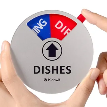 Kichwit Dishwasher Magnet Clean Dirty Sign with Options