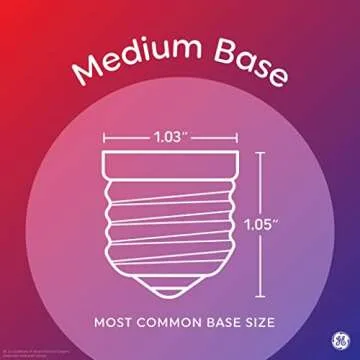 GE Basic LED Light Bulbs, 60 Watt, Daylight, A19 (4 Pack)