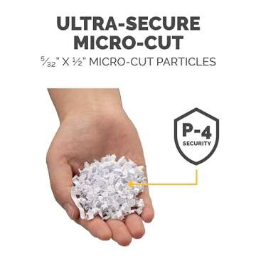 Fellowes 10M7 10-Sheet Powershred Micro-Cut Deskside Paper Shredder