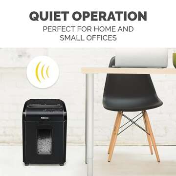 Fellowes 10M7 10-Sheet Powershred Micro-Cut Deskside Paper Shredder