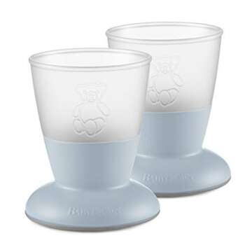 BabyBjörn Baby Cup, 2-pack - Perfect for Toddlers Learning to Drink