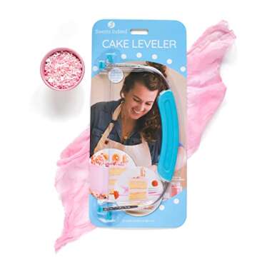 Sweets Indeed - Small Cake Leveler - 2 pack - 10 inches or less - Cake Decorating - Baking Tools - L...