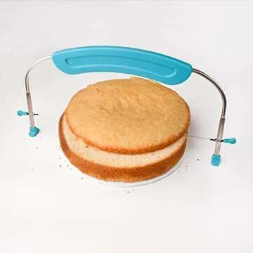 Sweets Indeed - Small Cake Leveler - 2 pack - 10 inches or less - Cake Decorating - Baking Tools - Leveling - Torting - 12 x 6.25-Inch (2 pack)