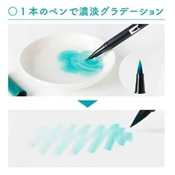 Tombow Dual Brush Pen ABT Twin Type Graphic Marker, Assorted