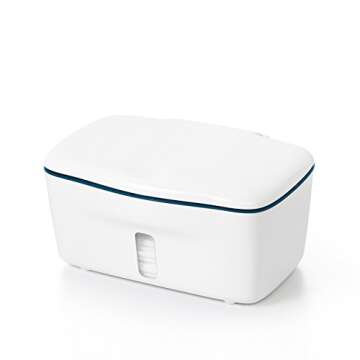 OXO Tot Perfect Pull Wipes Dispenser, Navy, 1 Count (Pack of 1)