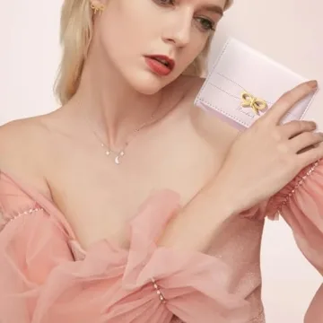 Sunwel Cute Bow Small Wallet for Women - Pink