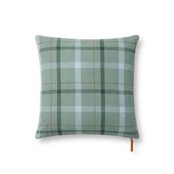 Chris Loves Julia x Loloi Ralph Collection PCJ0011 Green / Multi 18'' x 18'' Pillow