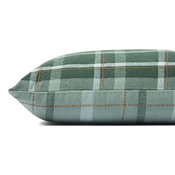 Chris Loves Julia x Loloi Ralph Collection PCJ0011 Green / Multi 18'' x 18'' Pillow