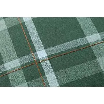 Ralph Collection 18x18 Green Plaid Pillow by Chris Loves Julia x Loloi