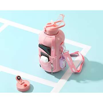 H2O Capsule - 2.2L Water Bottle with Storage Sleeve