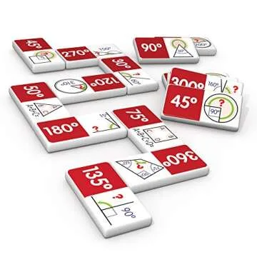 Junior Learning Angles Dominoes Educational Action Game