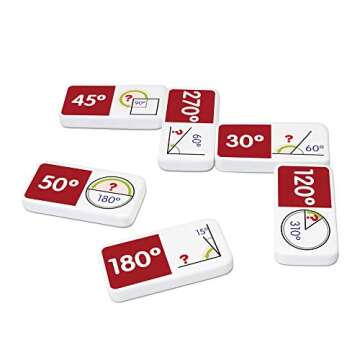 Junior Learning Angles Dominoes Educational Action Game