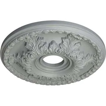 Ekena Millwork CM18GA Granada Ceiling Medallion, 18"OD x 6-5/8" Canopy