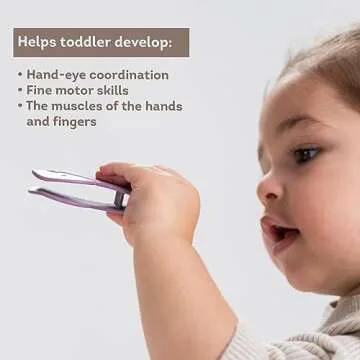 Taf Toys Bunny Sorting Stacking Pegs for Toddlers 18-36 Months