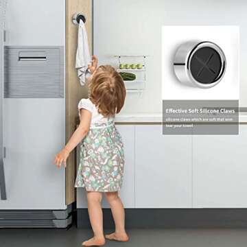 Garini Heavy Duty Adhesive Hooks for Home Organization