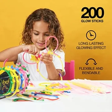 500 Glow Sticks Party Pack - Ultra Bright Party Supplies