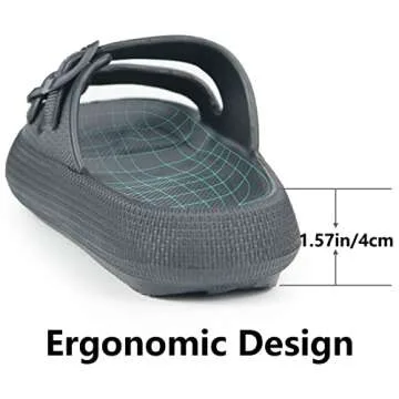 Weweya Adjustable Foam Sandals for Men and Women