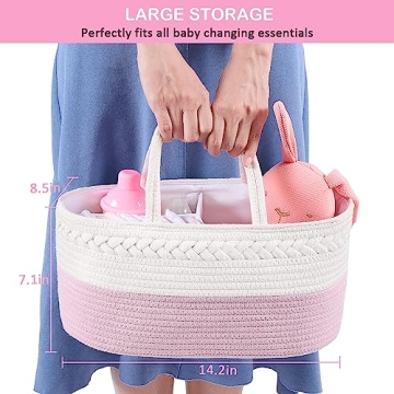 ABenkle Diaper Caddy Organizer for Newborn Essentials