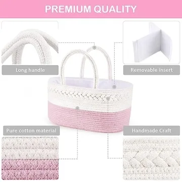 ABenkle Diaper Caddy Organizer for Newborn Essentials