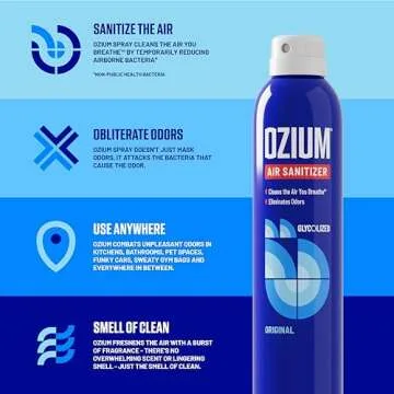 Ozium 8 Oz Air Sanitizer for Home and Car - 3 Pack