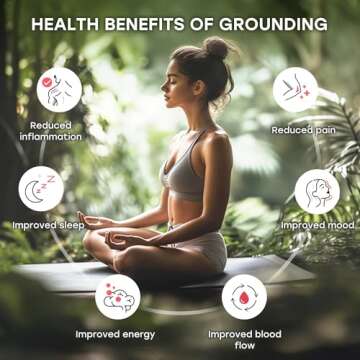 Grounding Mat Kit -Universal Grounding Mat (10 x 26.7) for Balance & Wellness Support