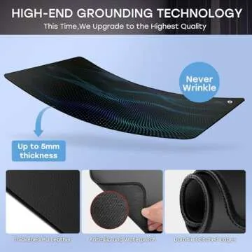 Eco-Friendly Grounding Mat Kit for Health & Wellness