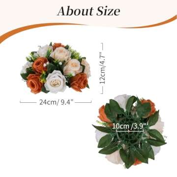 BLOSMON Elegant Flower Balls for Home & Events