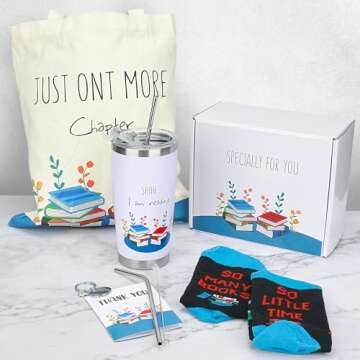 CAKKA Book Lovers Gifts Set for Every Bookworm