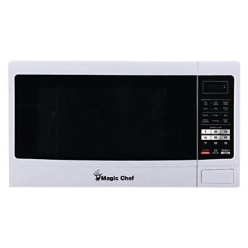 Magic Chef Countertop Microwave Oven, Compact 1.6 Cu Ft, 1100 Watt, White
