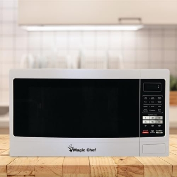 Magic Chef Compact Microwave Oven, 1100W for Quick Meals