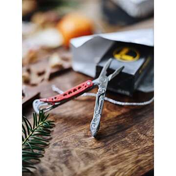 LEATHERMAN Style PS Keychain Multitool for Travel & Daily Use