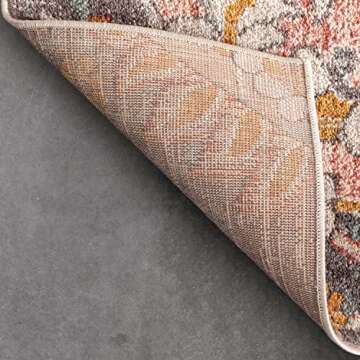 Bohemian Vintage Medallion Area Rug for Home Decor