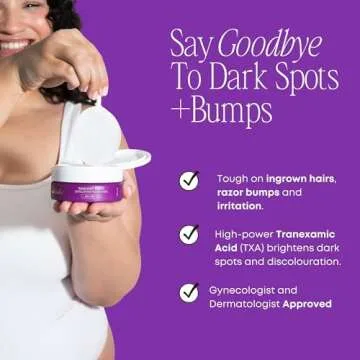 Bushbalm Exfoliating Ingrown Hair Pads for Smooth Skin