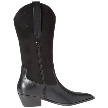 The Drop Women's Ace Midshaft Western Boot, Black, 7